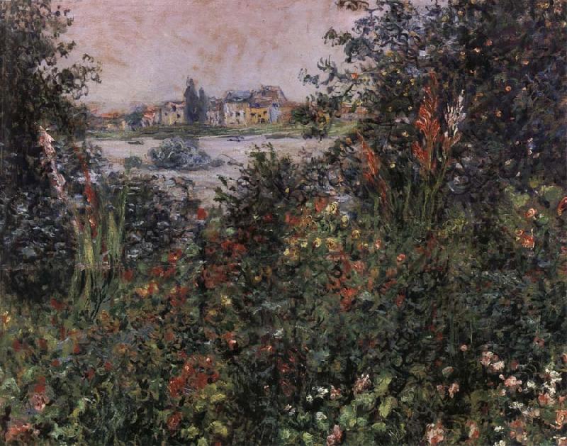 Claude Monet Fleurs a Vetheuil Sweden oil painting art